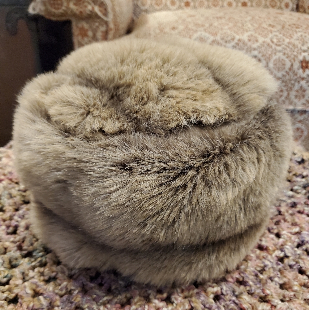 Faux fur hat